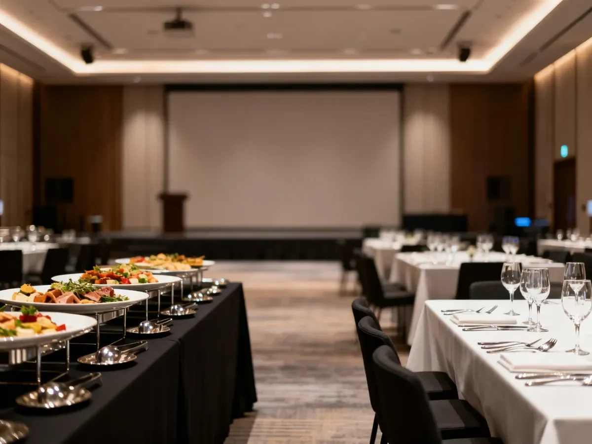 Miejsca i obsługa konferencji – sale, catering i technika